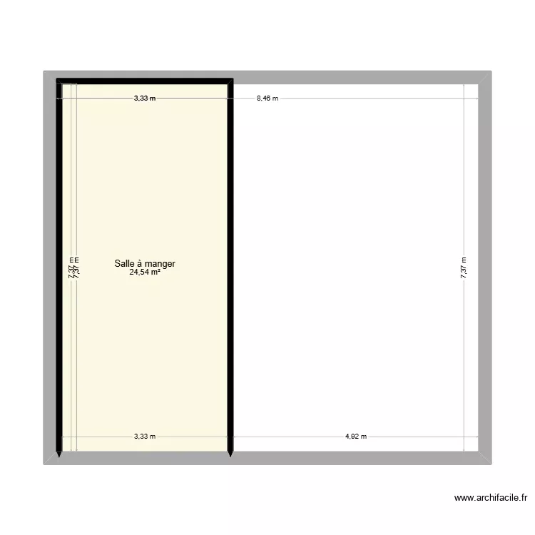 MAISON WI*ZERNES1. Plan de 1 Pièce et 25 m²
