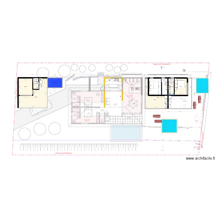 Bungalows 12sept. Plan de 7 pièces et 69 m2