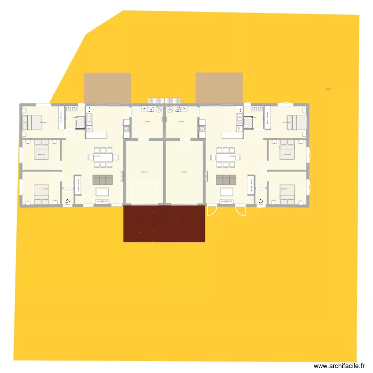 m3 et m4. Plan de 14 Pièces et 245 m² m3 et m4. Plan de 14 Pièces et 245 m²