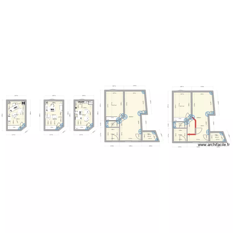 Bureau Psy. Plan de 11 et 113 m² Bureau Psy. Plan de 11 et 113 m²