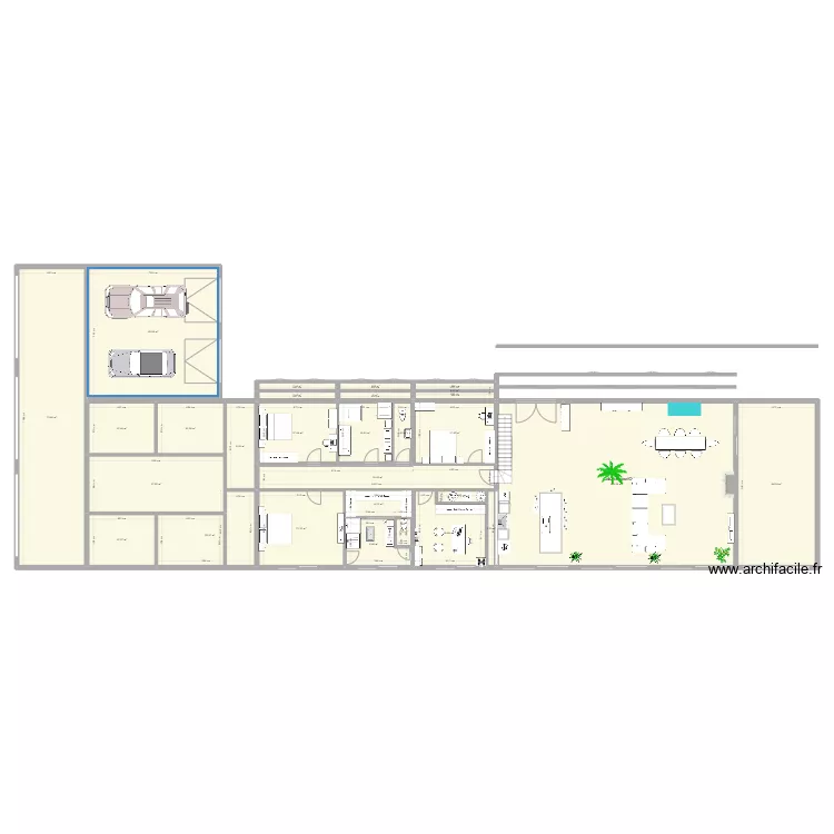 Villa Tarzan 17. Plan de 