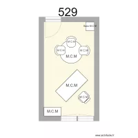 Bureau R 529 - M.C.MABROUKI