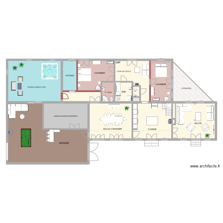 HARY plans projetés. Plan de 17 pièces et 322 m2