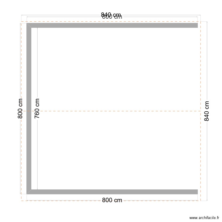 garage. Plan de 0 pièce et 0 m2