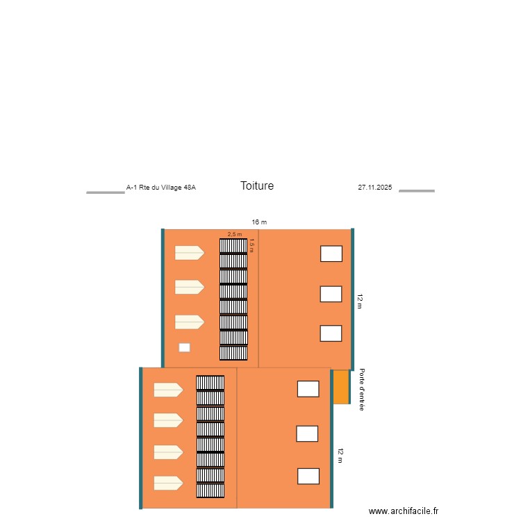 A-1 48A  Toiture 1. Plan de 0 pièce et 0 m2