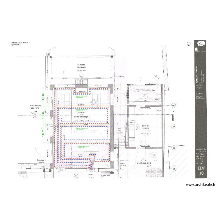 Guillon Plancher Chauffant. Plan de 0 pièce et 0 m2
