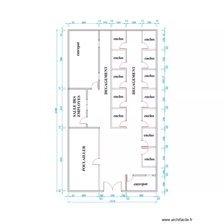GBAKASSA PK. Plan de 