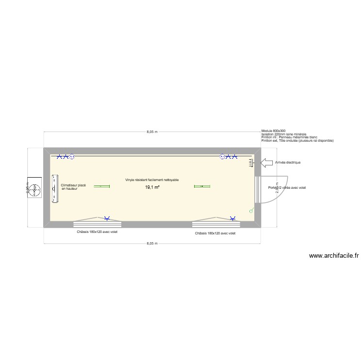 Bureau 220. Plan de 0 pièce et 0 m2 Bureau 220. Plan de 0 pièce et 0 m2