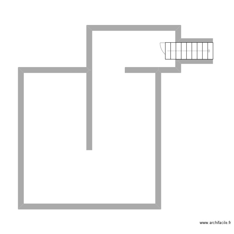CLOUTEAU_J2. Plan de 1 pièce et 46 m2
