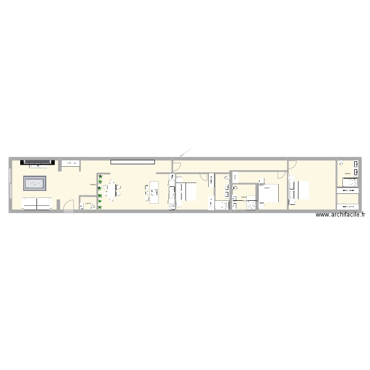 castello 45. 13. Plan de 6 pièces et 162 m2