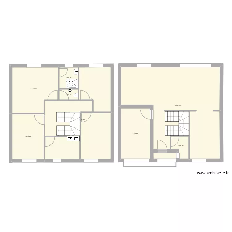 canet. Plan de 8  et 158 m²