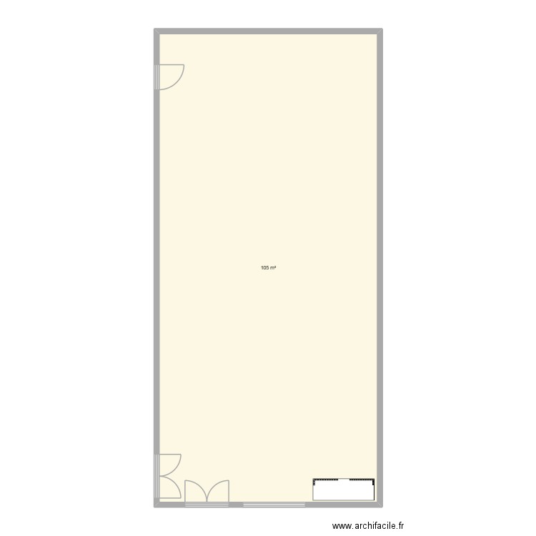 ddevoir 1. Plan de 1 pièce et 105 m2