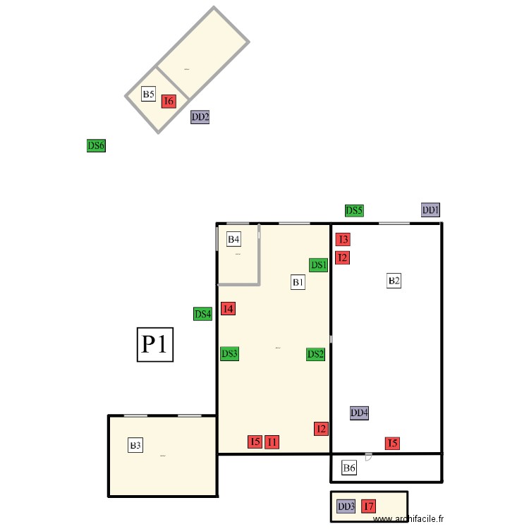 antoing. Plan de 5 pièces et 726 m2