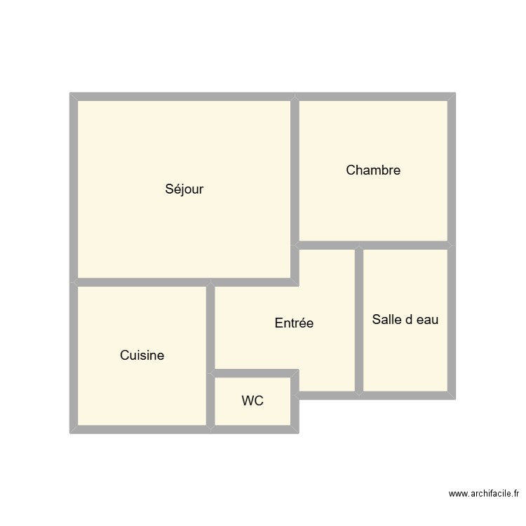2503 MICHALLAT. Plan de 6 pièces et 20 m2
