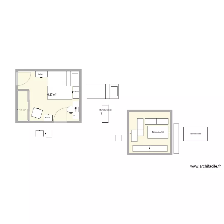 chambre nene. Plan de chambre nene. Plan de