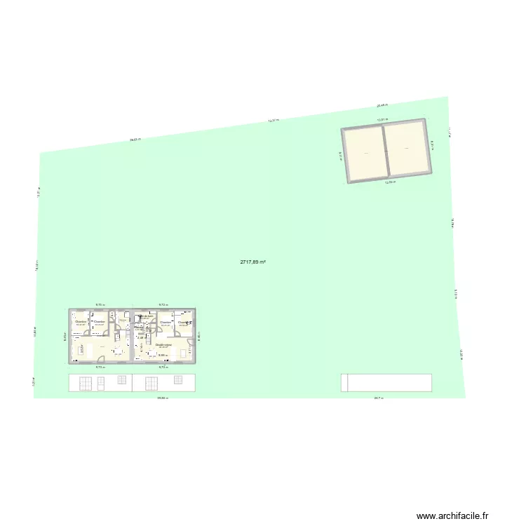 plan magnac v2. Plan de 15  et 446 m²