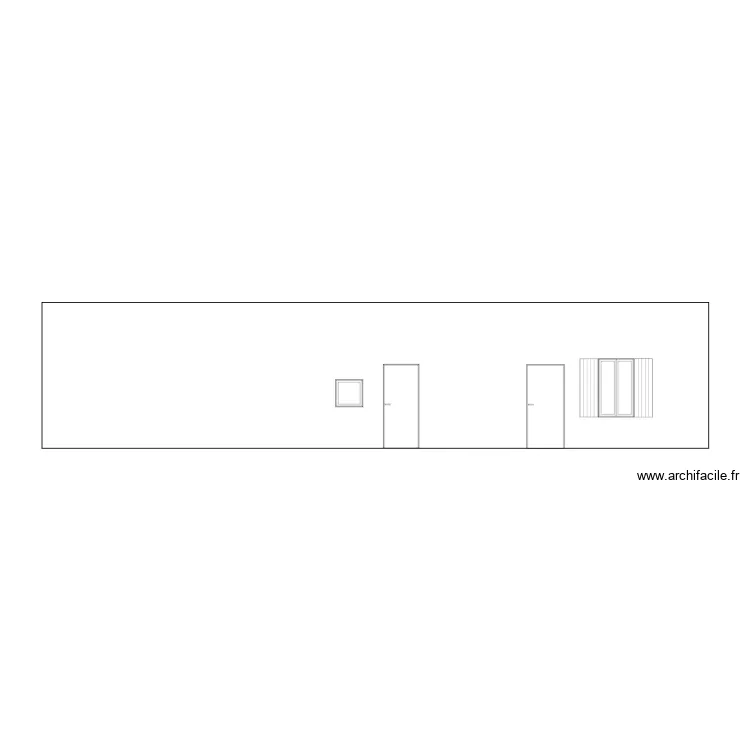 Maison Saint-Eloy / Plan de façade . Plan de Maison Saint-Eloy / Plan de façade . Plan de