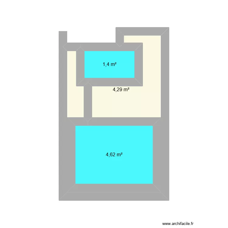 Fosse. Plan de 3 et 10 m² Fosse. Plan de 3 et 10 m²