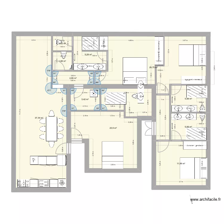 Carovigno 19 octobre 2025 + extention + piscine. Plan de 