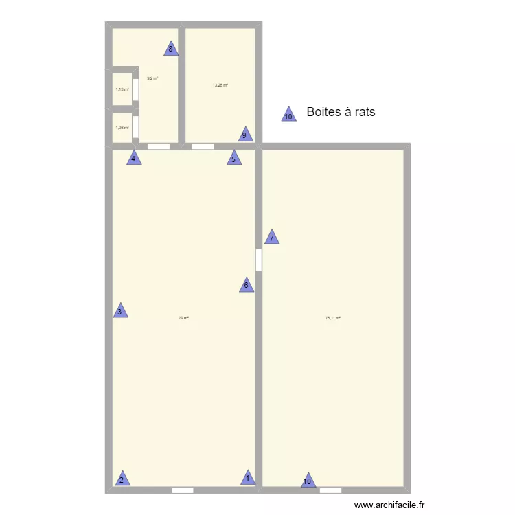 UNE MAIN TENDUE A SAINT SERVAIS. Plan de 