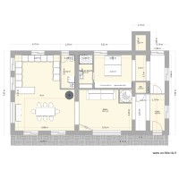 Plan maison avec agrandissement definitif