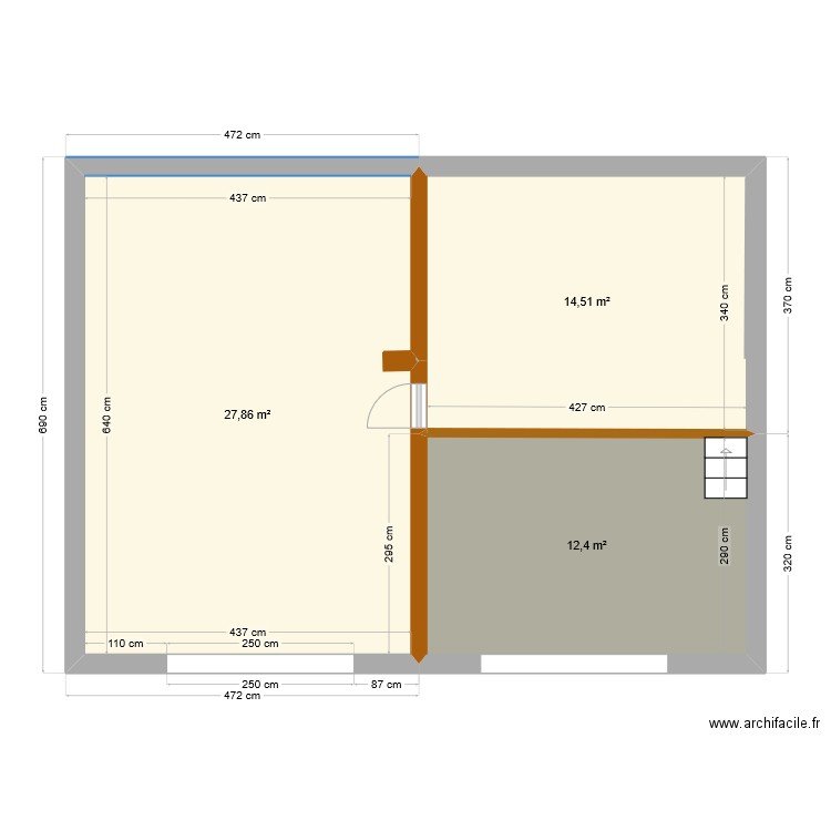 grange mezzanine. Plan de 0 pièce et 0 m2