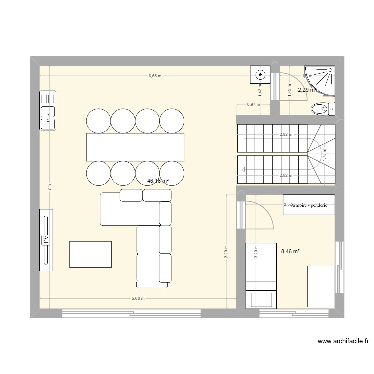 STYLE 9x7,5. Plan de 0 pièce et 0 m2