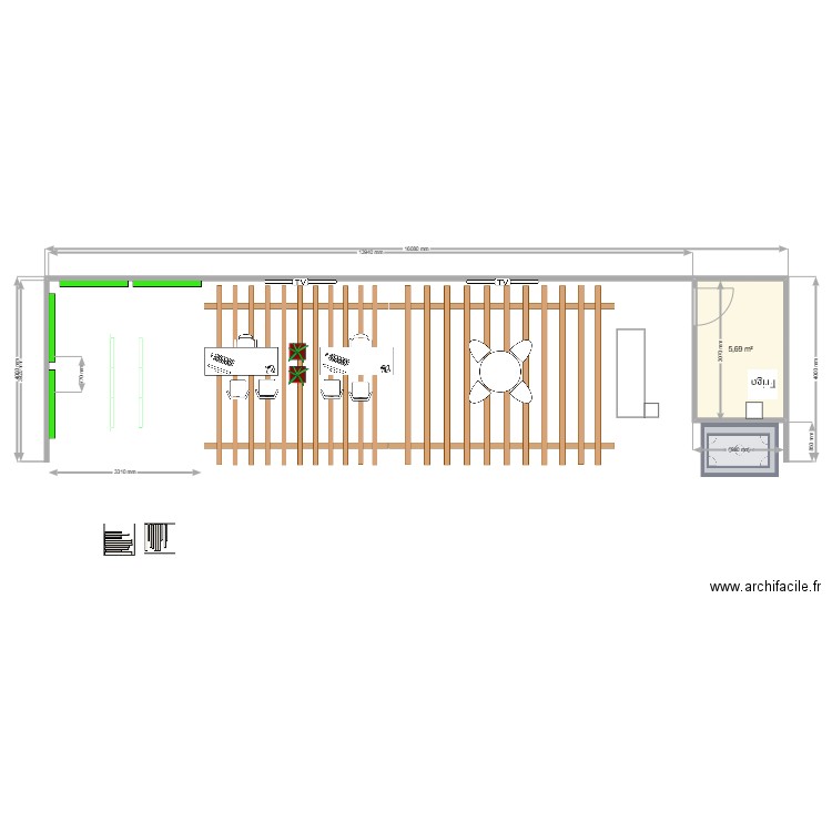 bel habitat 2025 (3. Plan de 1 pièce et 6 m2