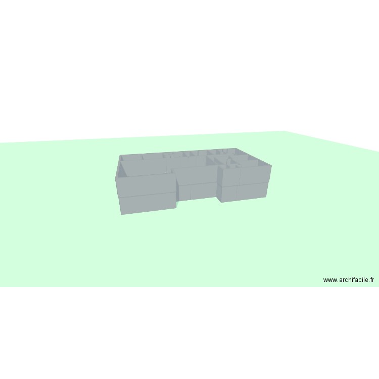cvc. Plan de 20 pièces et 355 m2