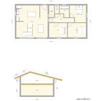 Plan maison longueur Plateforme seule