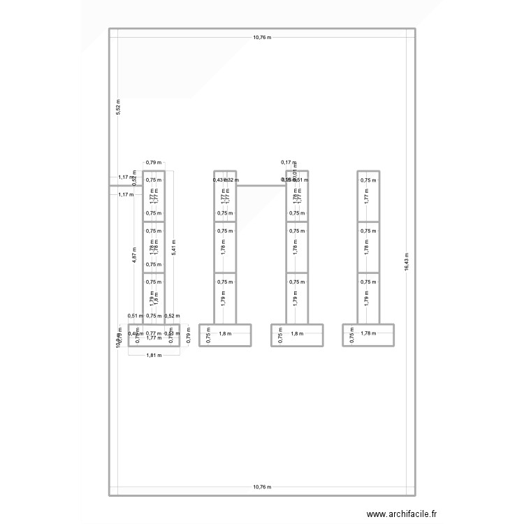PLAN DE TABLE. Plan de 17 pièces et 192 m2