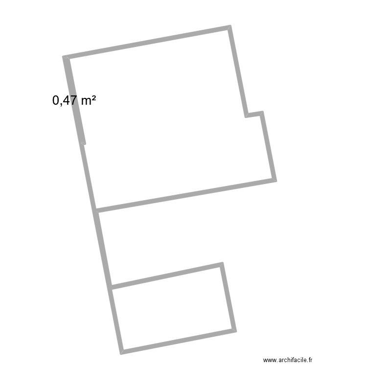MAISON 2. Plan de 1 pièce et 0 m2