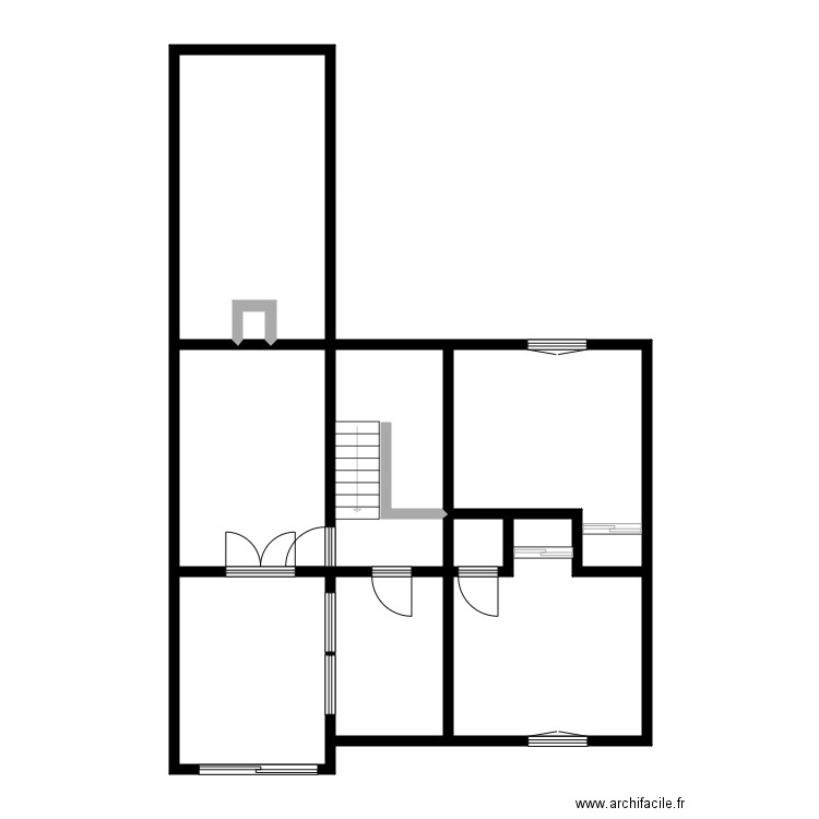 huraut. Plan de 20 pièces et 165 m2