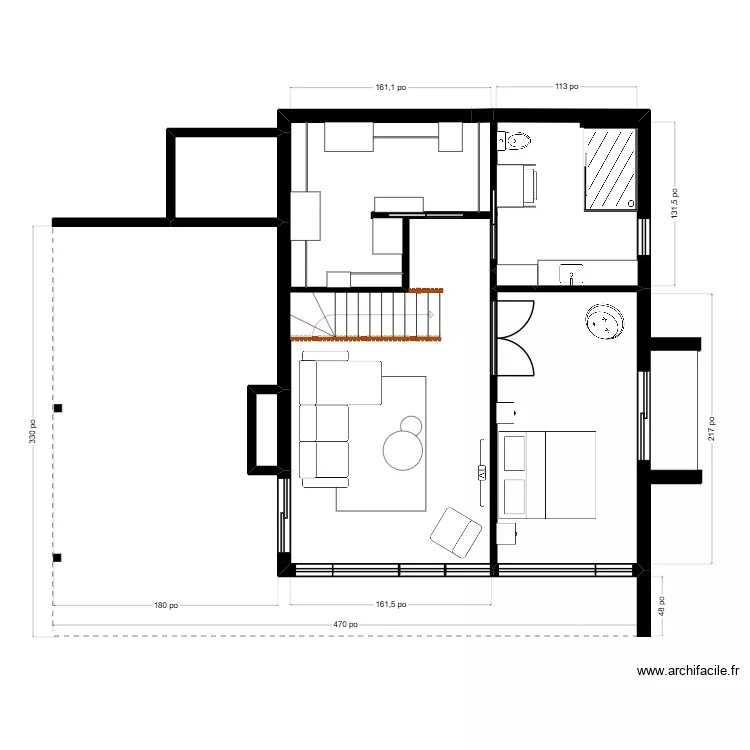 Marlene etage 1.2. Plan de 4 et 20 m² Marlene etage 1.2. Plan de 4 et 20 m²
