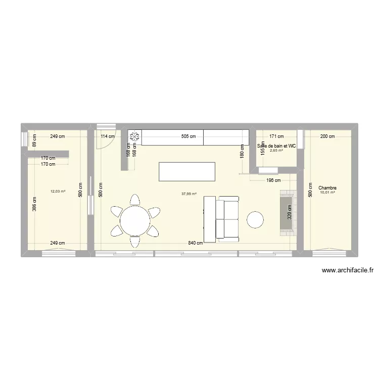 futur projet. Plan de 