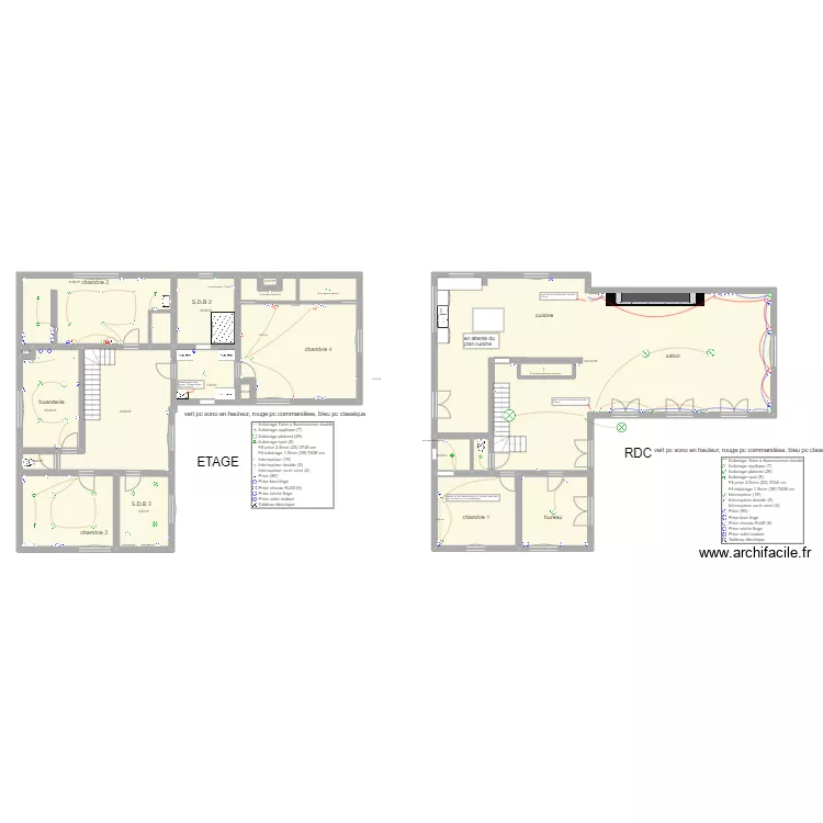 st d&eacute;sir 48A elec V2. Plan de 