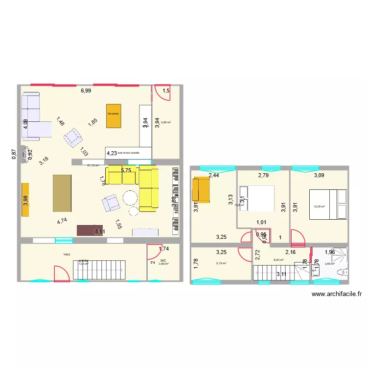 Projet Maison. Plan de 