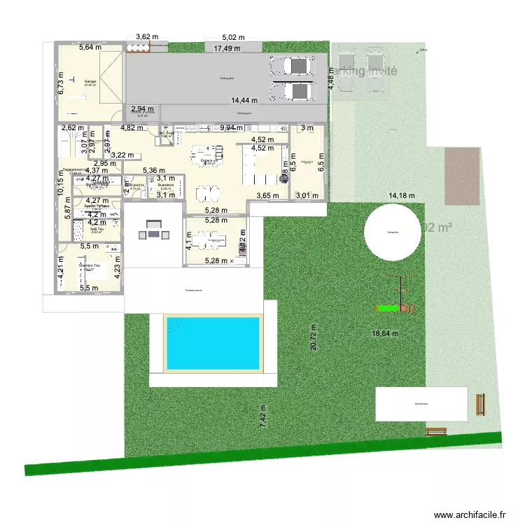 Val de cuberte. Plan de 