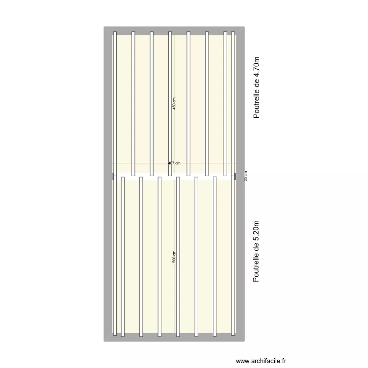 Dalle etage 1. Plan de 