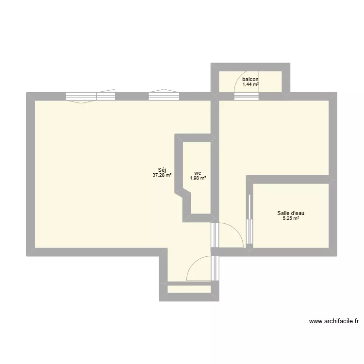 romagny. Plan de 