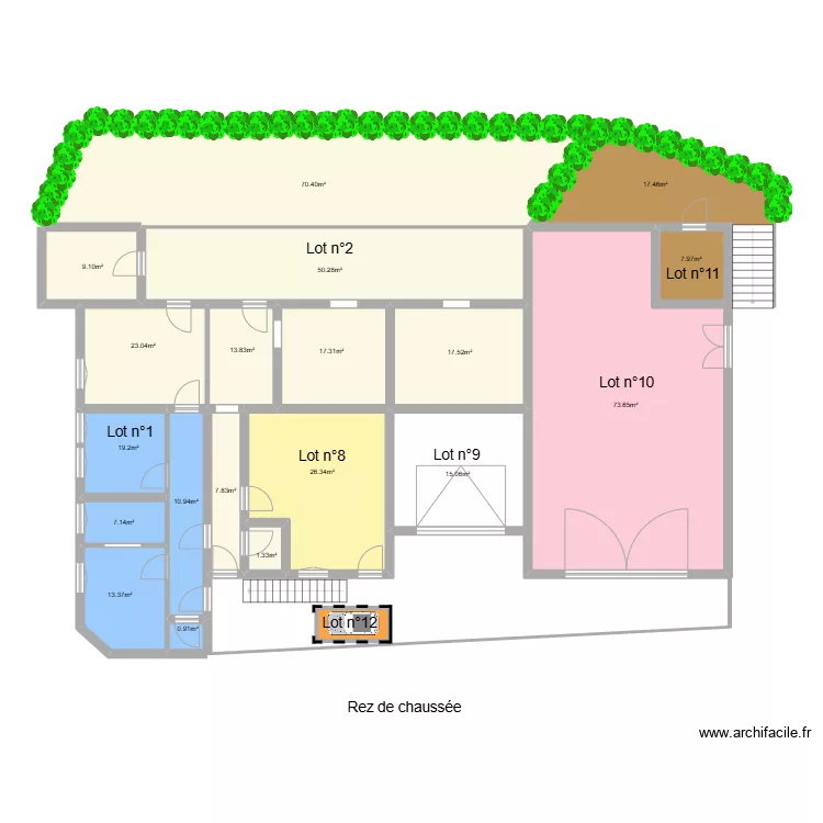Rez de chaussée SCIONZIER. Plan de Rez de chaussée SCIONZIER. Plan de