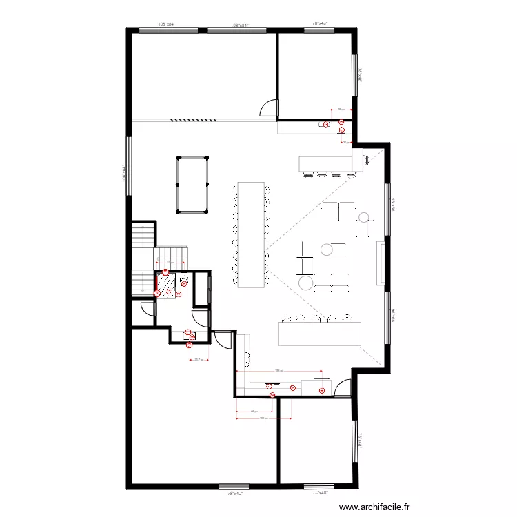 Grondin Garage Plomberie. Plan de 