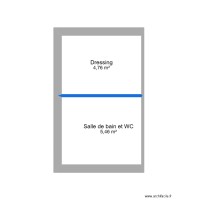 SALLE DE BAIN ETAGE + DRESSING