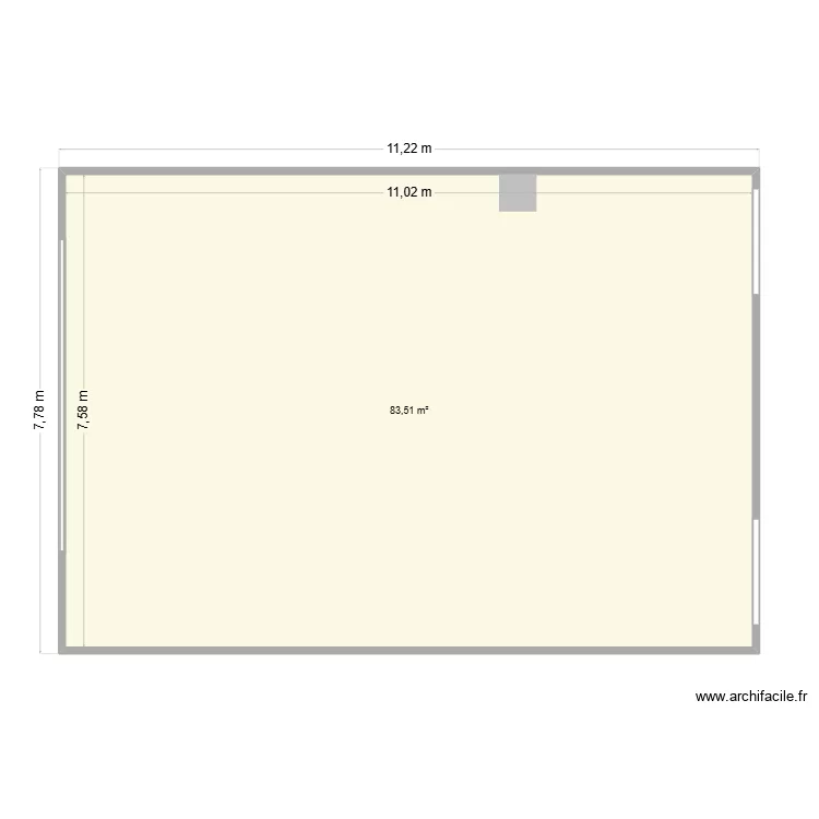 Condi Manuel. Plan de 1 et 84 m² Condi Manuel. Plan de 1 et 84 m²