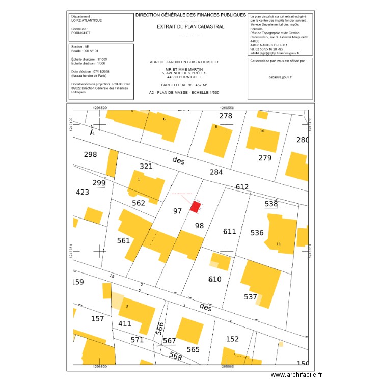 A2 DEMOLITION MARTIN PORNICHET. Plan de 0 pièce et 0 m2