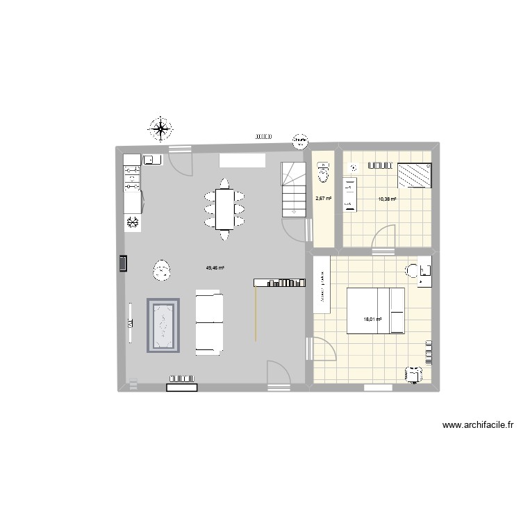 plan 3. Plan de 0 pièce et 0 m2