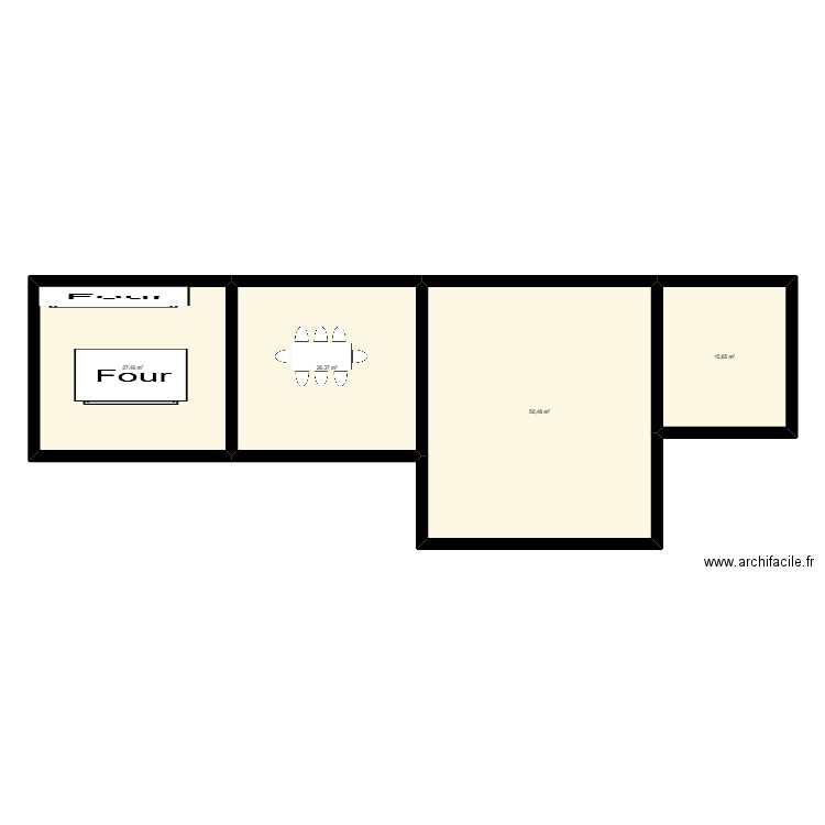 v;gkfld,ilkhtf. Plan de 4 pièces et 120 m2