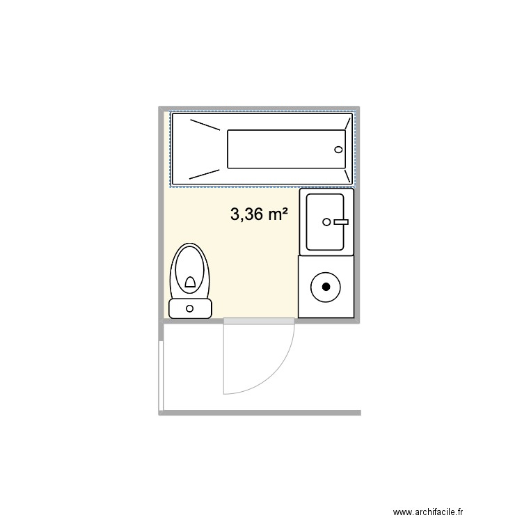 SDB 2. Plan de 0 pièce et 0 m2