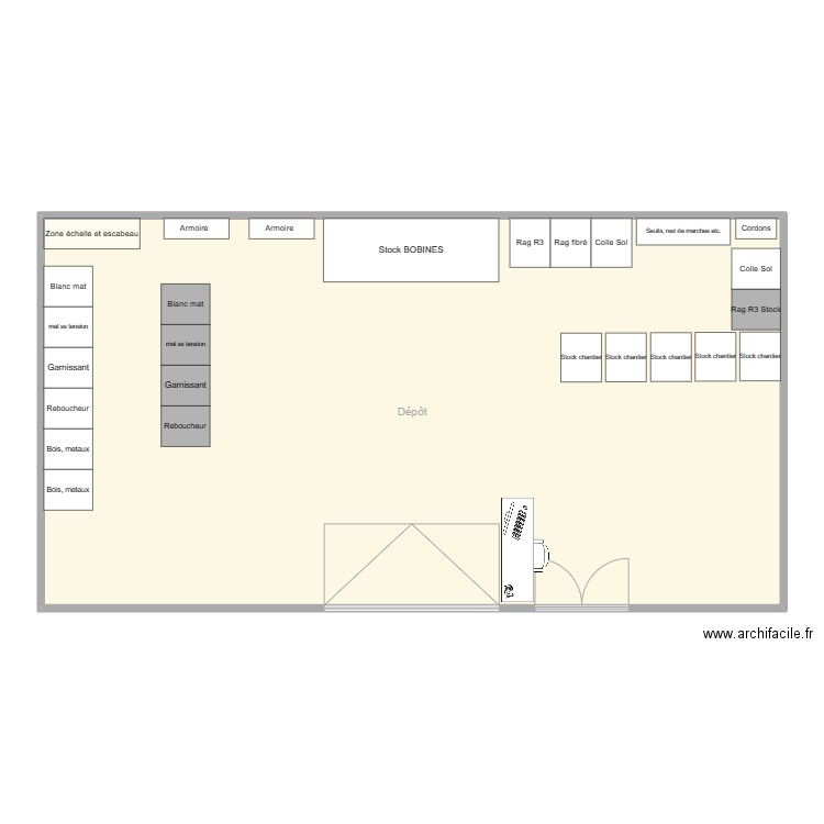 dEPOT. Plan de 1 pièce et 172 m2