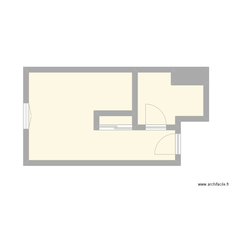 DEZIRE - ROUNE. Plan de 4 pièces et 19 m2